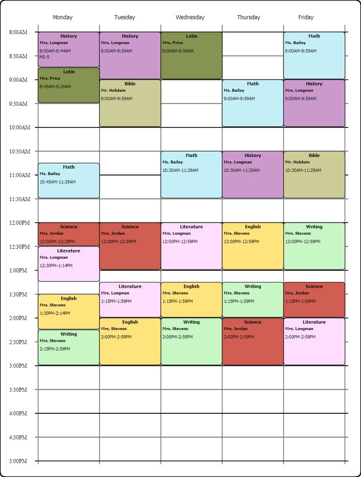 school timetable creator